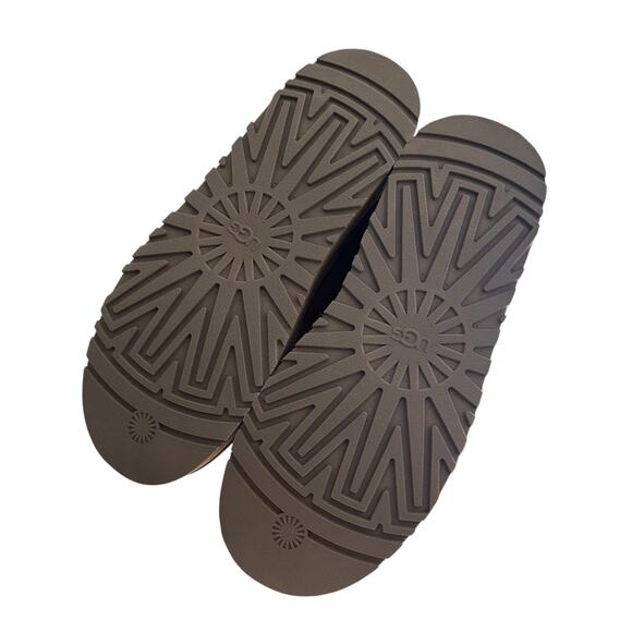 UGG Women's Tazz Slipper Chestnut Size 10 Suede Leather Platform NEW in Box - Picture 7 of 8